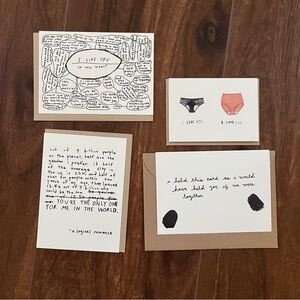 People I've Loved Lovers Cards (4 pack) romantic anniversary wedding couples